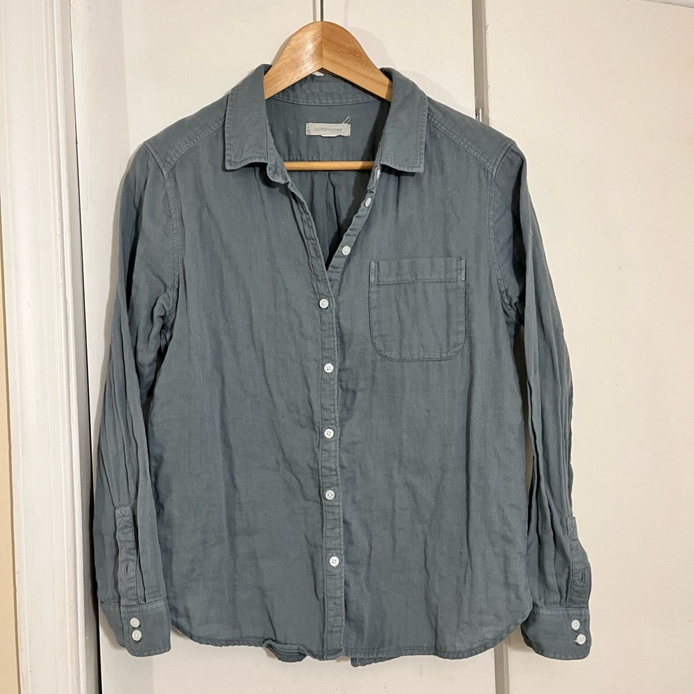 Outerknown button up shirt